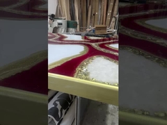 Meja Seni Resin Mewah untuk Villa & High-End Studio